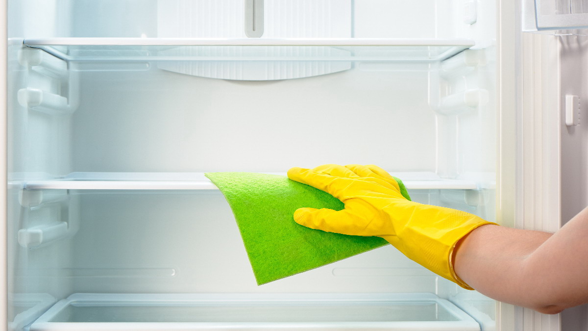 Как отбелить пластик холодильника